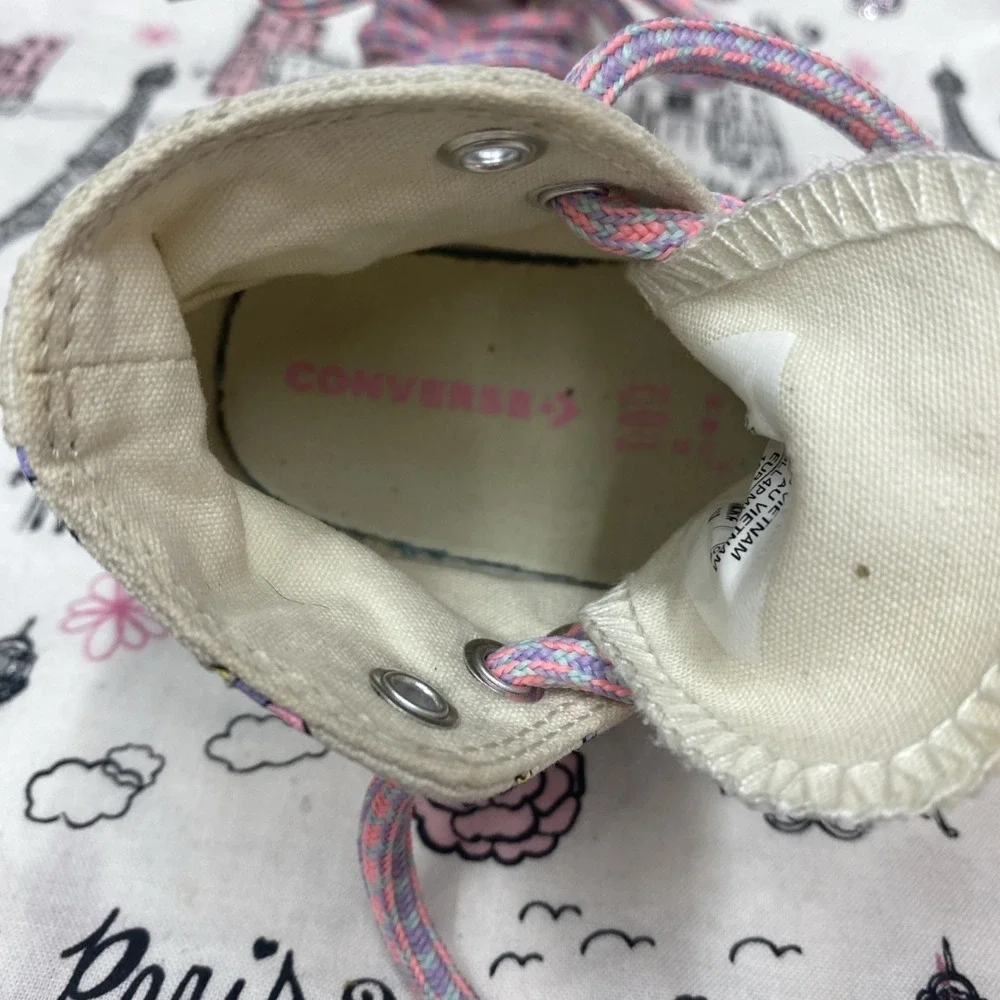 Converse Chuck Taylor Infant Size 3 Shoes Unicorn And Rainbow Sneakers Casual